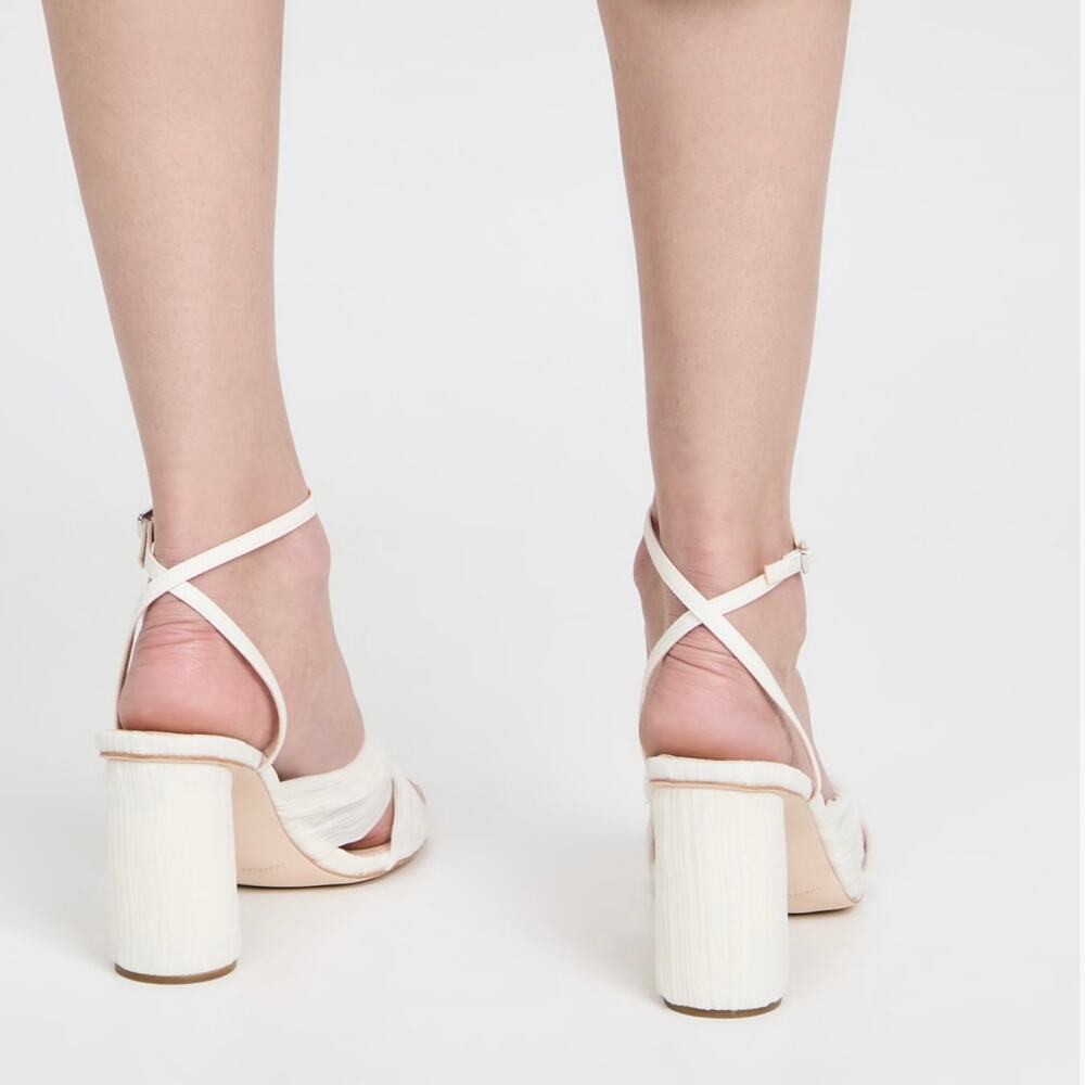 Loeffler Randall Cream Heels - Picture 4 of 10